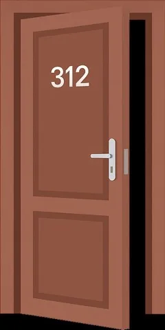 Door 312 opening — StayPut sends an alert the moment it does
